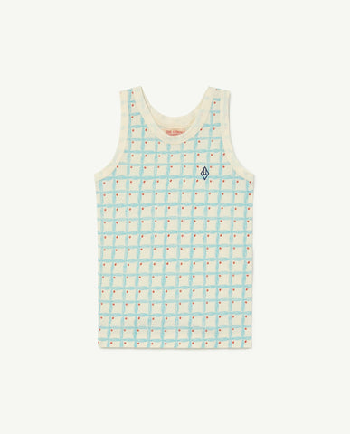 TAO Kids Blue Squares Frog T-shirt