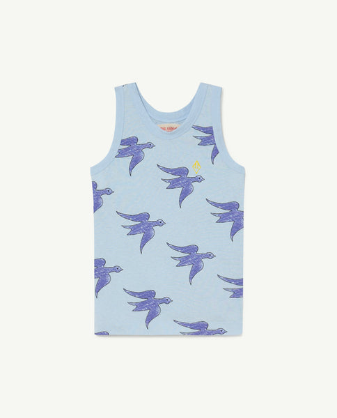 TAO Kids Blue Birds Frog T-shirt