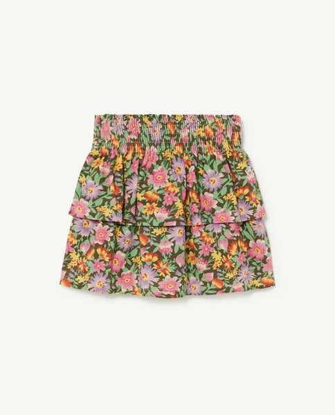 TAO Beige Floral Kiwi Skirt