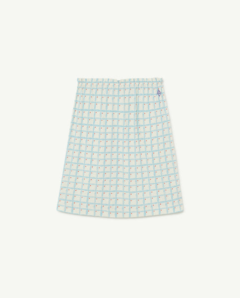 TAO Blue Squares Kitten Skirt