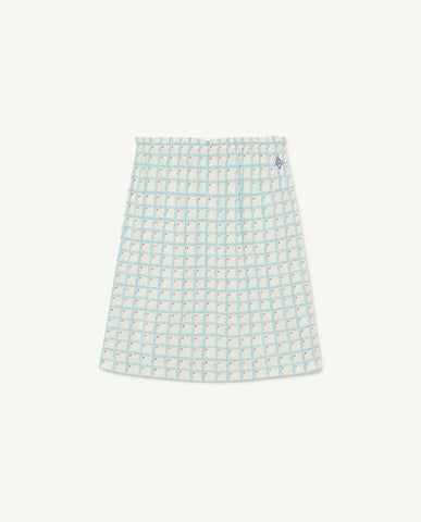 TAO Blue Squares Kitten Skirt