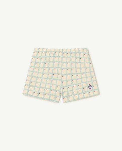 TAO Kids Blue Squares Poodle Shorts