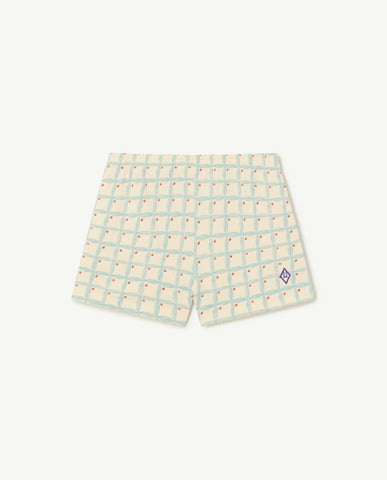 TAO Kids Blue Squares Poodle Shorts