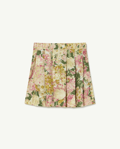 TAO White Floral Turkey Skirt