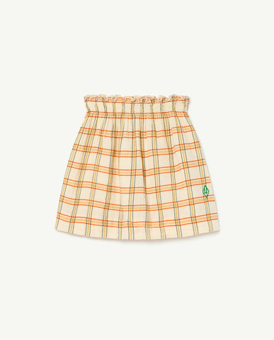 TAO White Checked Wombat Skirt