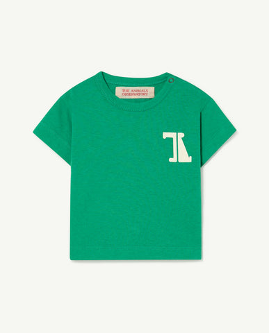 TAO Baby Green The Animals Rooster T-shirt