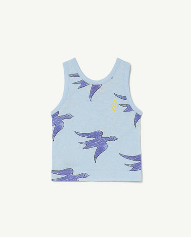 TAO Baby Blue Birds Frog T-shirt