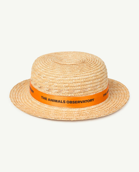 TAO Orange Straw Hat