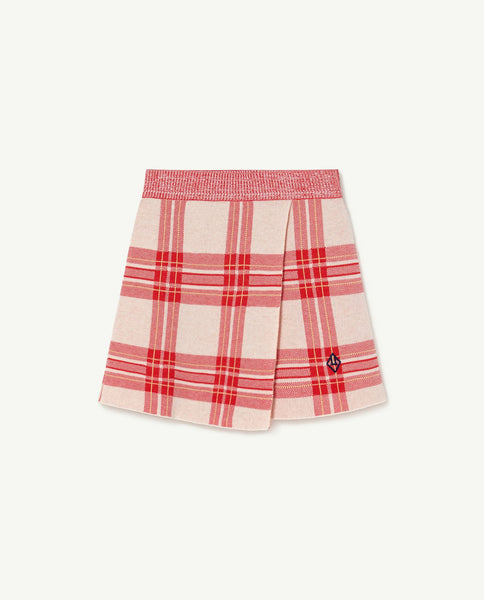 TAO Red Plaid Lynx Skirt