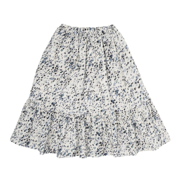 Tocoto Vintage Pink Midi Animal Print Skirt