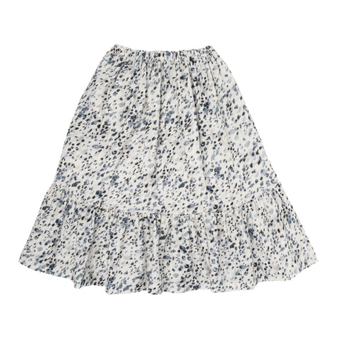 Tocoto Vintage Pink Midi Animal Print Skirt