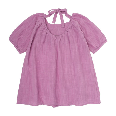 Tocoto Vintage Pink Fluor Long Sleeve Dress