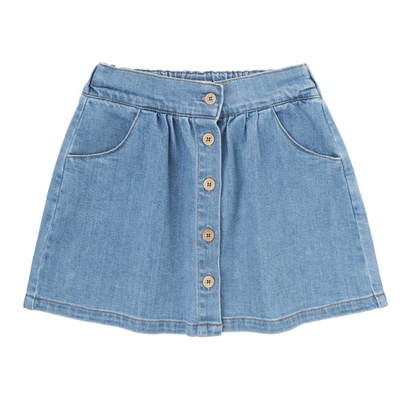 Tocoto Vintage Blue Denim Mini Skirt