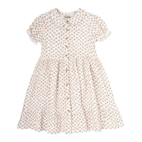 Tocoto Vintage Floral Short Sleeve Dress