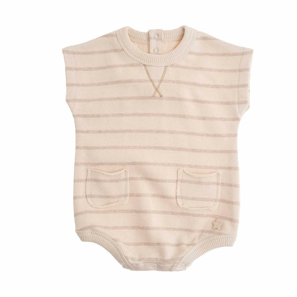 Tocoto Vintage Soft Brown Striped Body