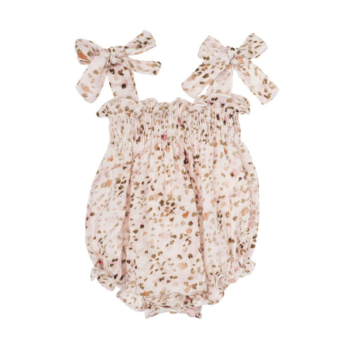 Tocoto Vintage Pink Animal Print Baby Romper
