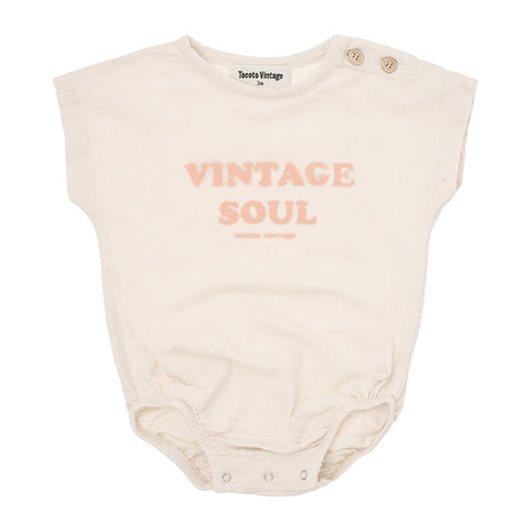 Tocoto Vintage Off White Vintage Soul Romper
