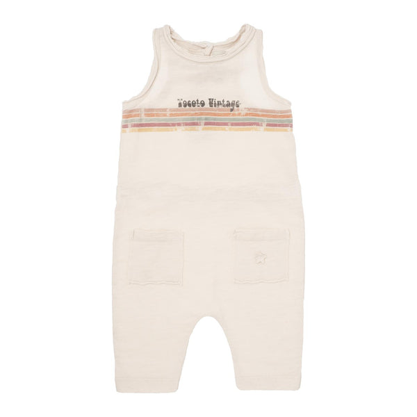 Tocoto Vintage Off White Retro Jumpsuit