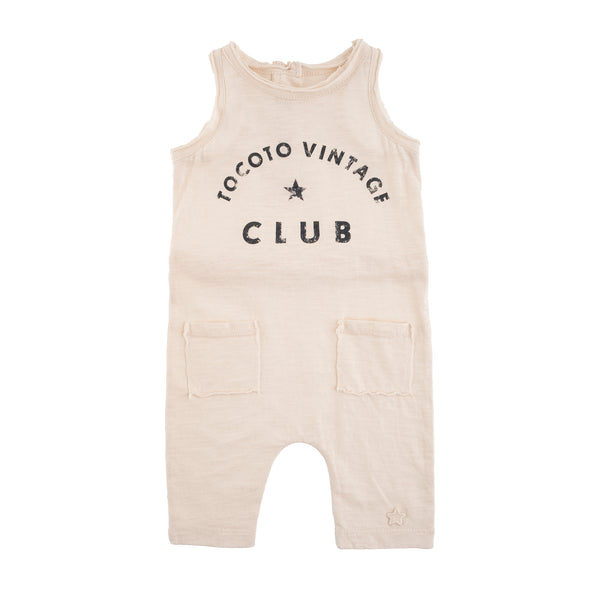 Tocoto Vintage Off White Tocoto Vintage Club Romper