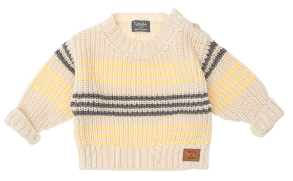 Tocoto Vintage Yellow Stripes Knit Jumper