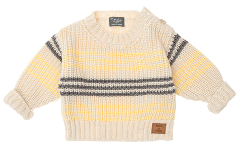 Tocoto Vintage Yellow Stripes Knit Jumper