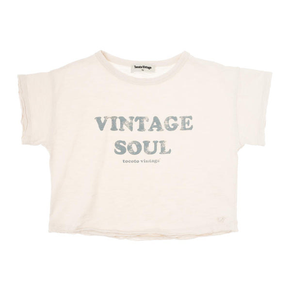 Tocoto Vintage Off White Vintage Soul T-Shirt