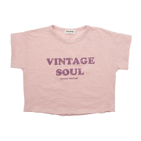 Tocoto Vintage Pink Vintage Soul T-Shirt