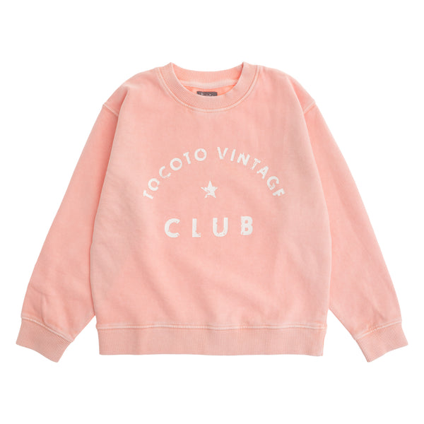 Tocoto Vintage Pink Kids Tocoto Vintage Club Sweatshirt