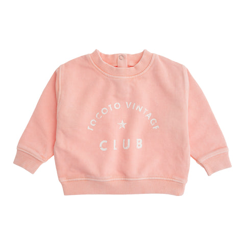 Tocoto Vintage Baby Pink Tocoto Vintage Club Sweatshirt