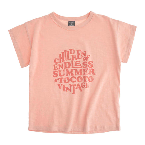 Tocoto Vintage Pink Endless Summer T-Shirt