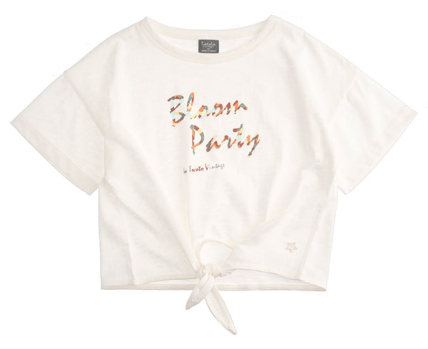 Tocoto Vintage Off White Bloom Party T-shirt