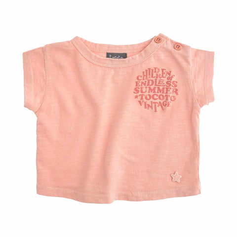 Tocoto Vintage Baby Pink Endless Summer T-Shirt