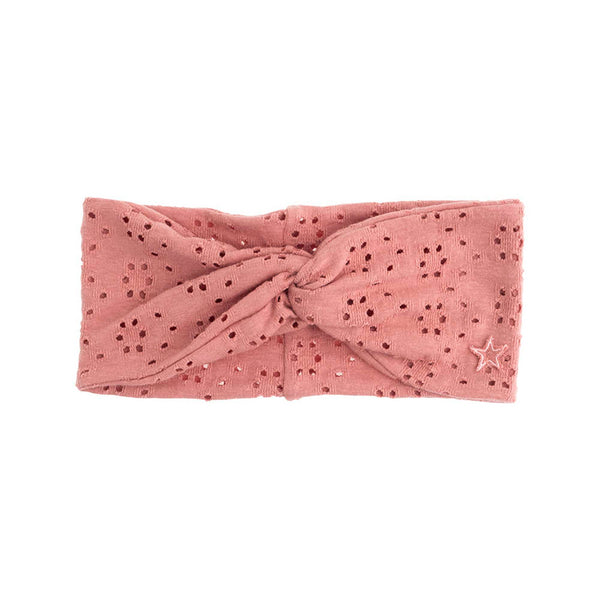 Tocoto Vintagen Dark Pink Pointelle Headband