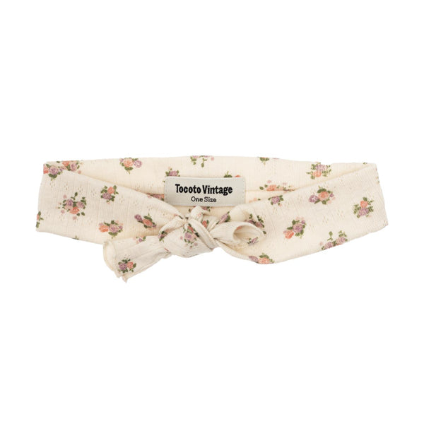 Tocoto Vintage Off White Flowers Headband