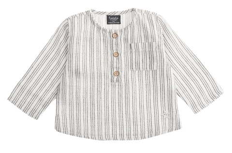 Tocoto Vintage Off White Stripe Shirt