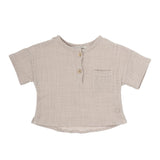 Tocoto Vintage Brown Baby Shirt & Bloomer Set