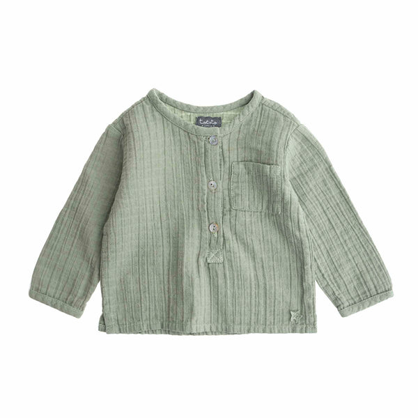 Tocoto Vintage Green Long Sleeve Shirt