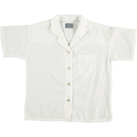 Tocoto Vintage White Button Down Shirt