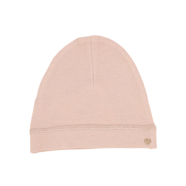 Lil Legs Soft Pink & Rose Gold Charm Beanie