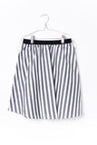 Motoreta Black & White Stripes Melia Skirt