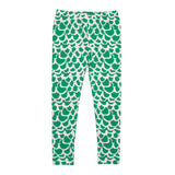 Noe & Zoe Green Crocodile Kid Leggings