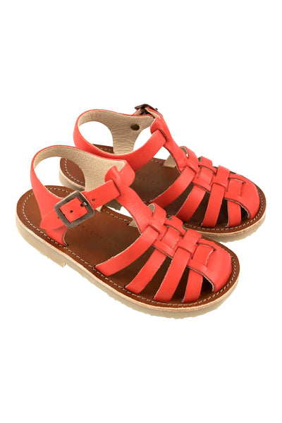 Tinycottons Red Braided Sandals