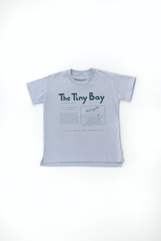 Tinycottons Summer Grey Tiny Bay Graphic Tee