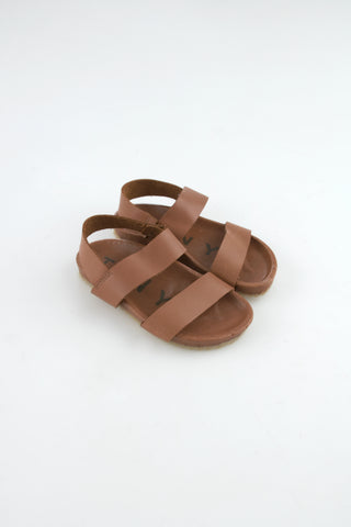 Tinycottons Nut Brown Elastic Sandals