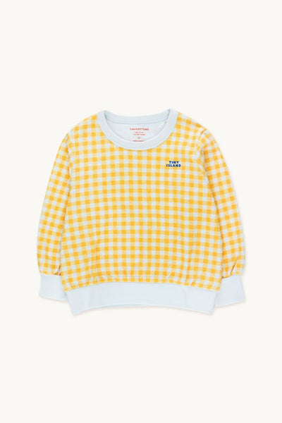 Tinycottons Yellow Vichy Tiny Island Sweatshirt