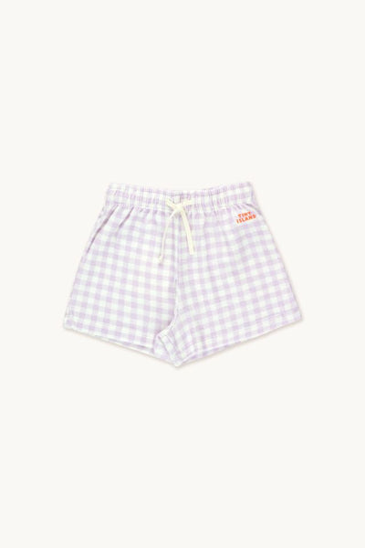 Tinycottons Pastel Lilac Vichy Shorts