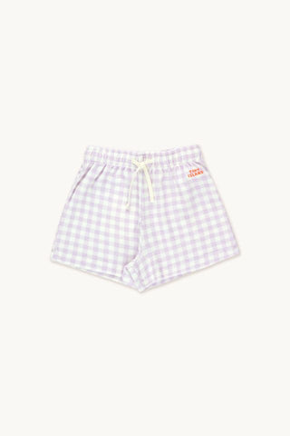 Tinycottons Pastel Lilac Vichy Shorts