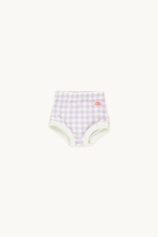 Tinycottons Pastel Lilac Vichy Baby Bloomer