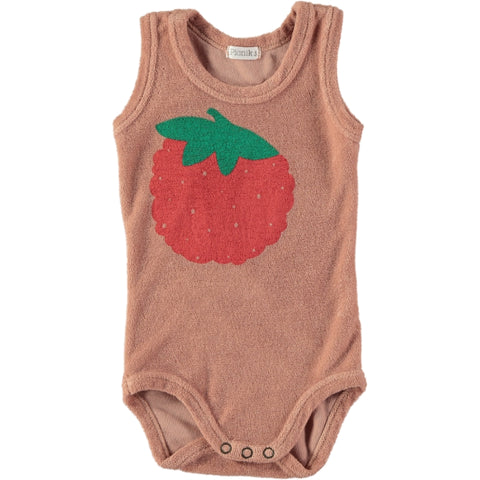 Picnik Peach Strawberry Romper