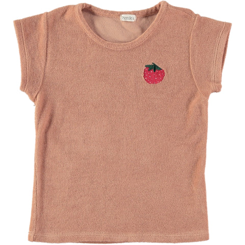 Picnik Peach Strawberry Tee + Short Set